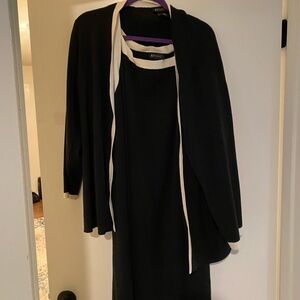 Twin sweater dress and cardigan set 26/28